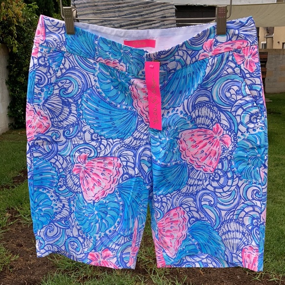 SOLD NWT Lilly Pulitzer Chipper Short Blue Haven 4 $78 - Picture 5 of 10